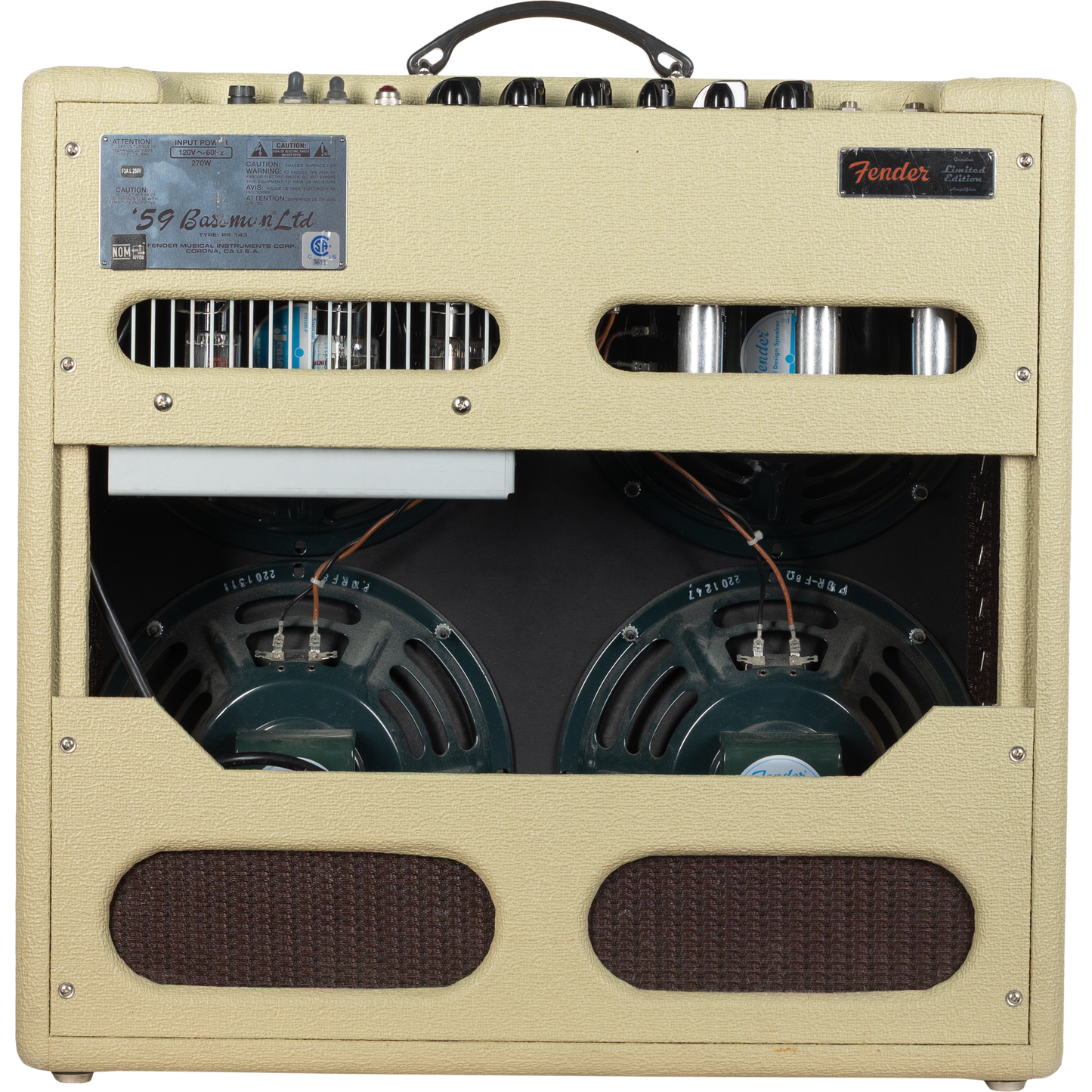 Fender Limited Edition ‘59 Bassman Combo Amp - White Tolex