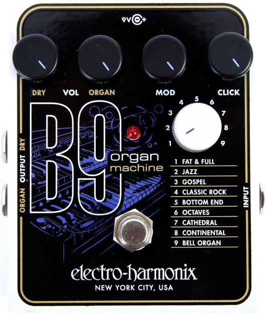 Electro Harmonix B9 Organ Machine Guitar Effects Pedal