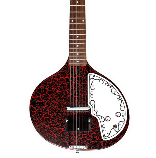 Danelectro Baby Sitar Electric Sitar in Red Crackle