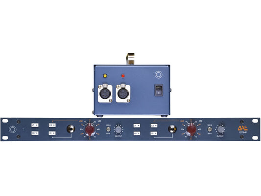 BAE 1073MP Dual-Channel Microphone Preamp with Power Supply