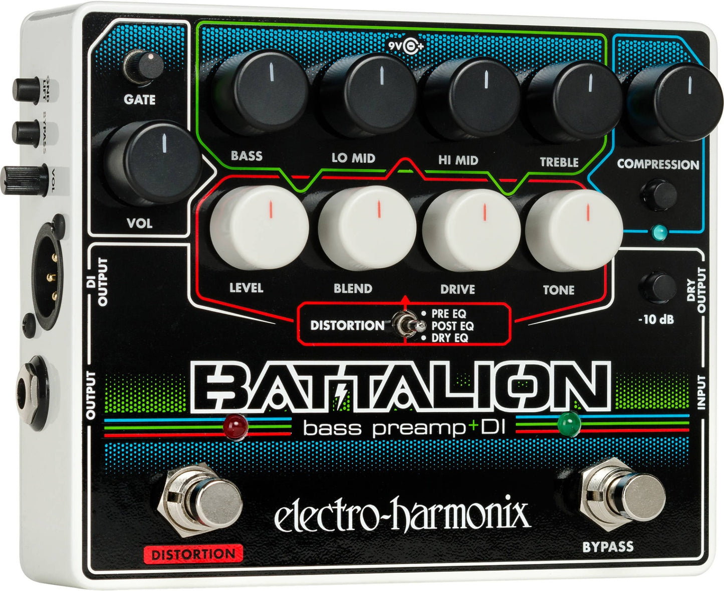 Electro Harmonix Battalion Bass Preamp / DI Pedal