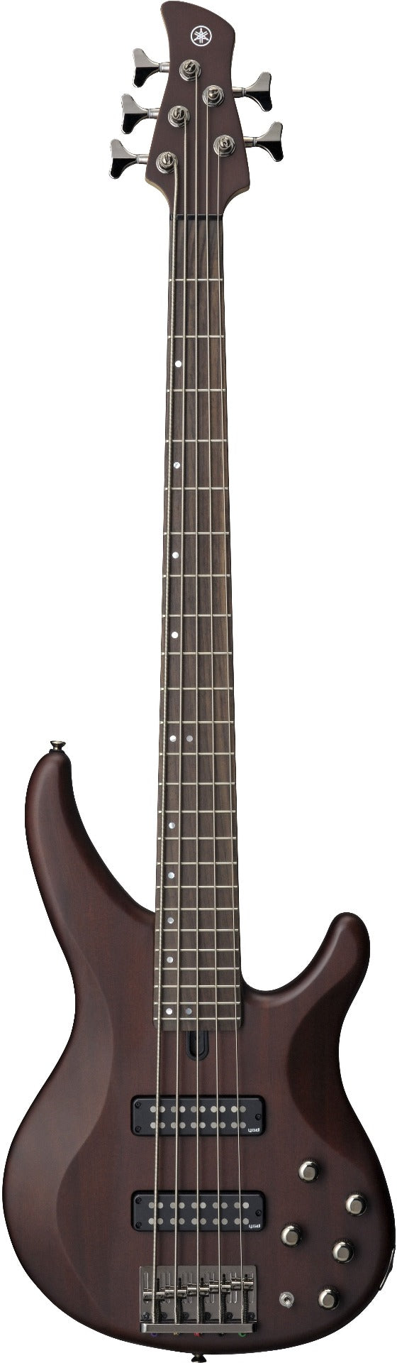 Yamaha TRBX505 TBN 5-String Premium Electric Bass Guitar - Translucent Brown