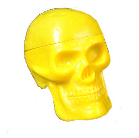 Bean Brains Yellow Skull Shaker