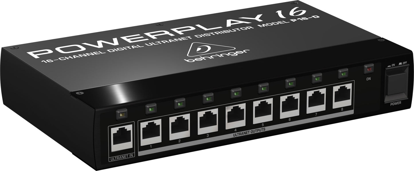 Behringer P16D Powerplay 16-Channel Digital UltraNet Distributor