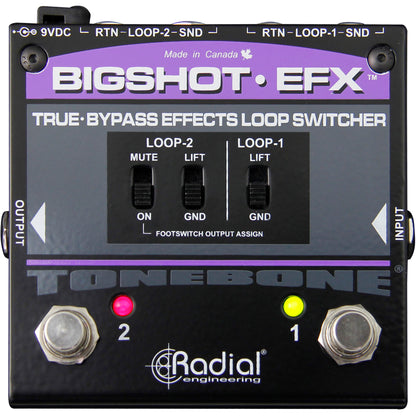 Radial BigShot EFX Effects Switcher Pedal