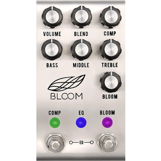 Jackson Audio Bloom V2 MIDI Compressor Pedal in Stainless Steel