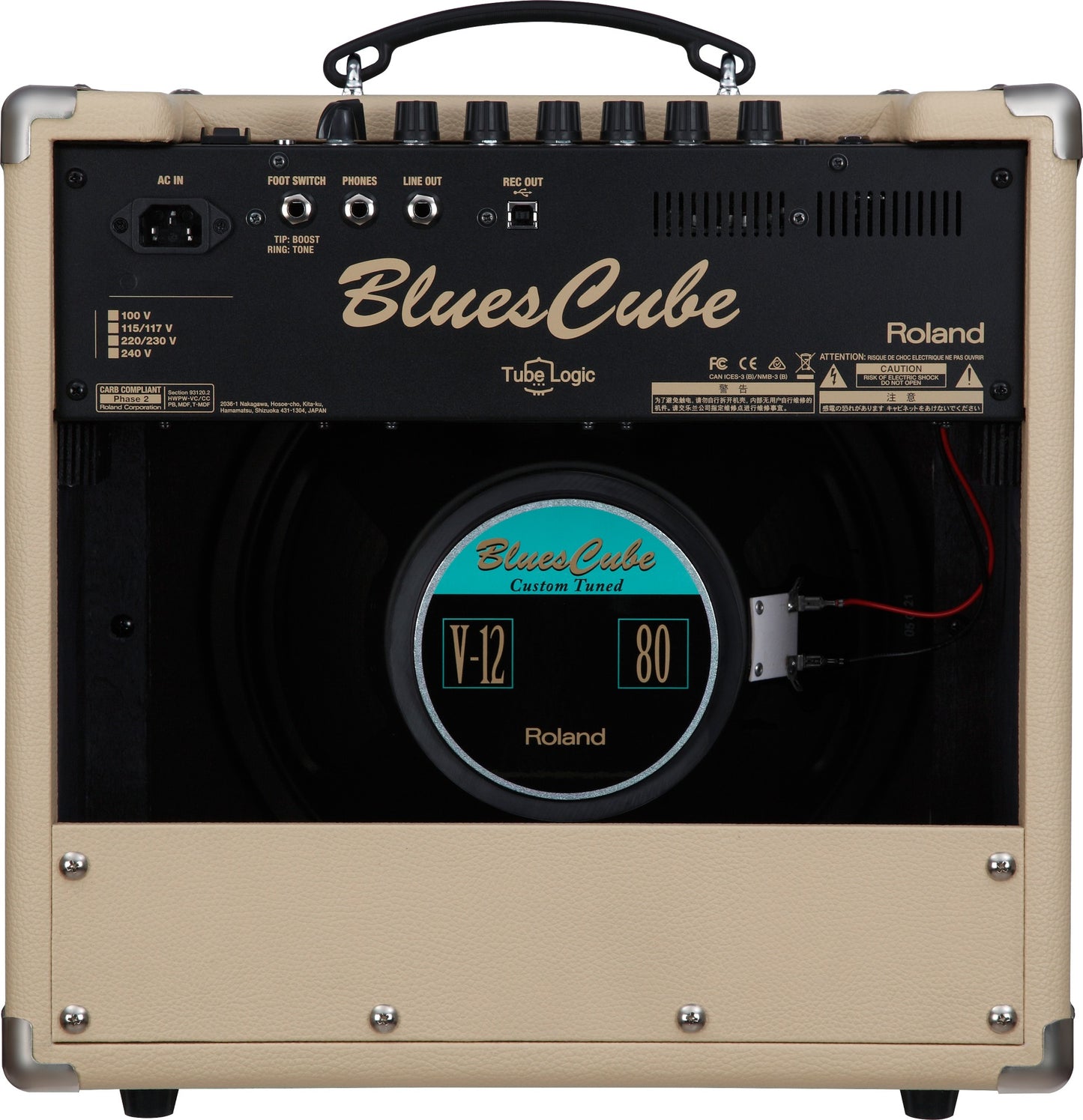 Roland Blues Cube Hot 30W 1x12” Combo Vintage Blonde Guitar Amp