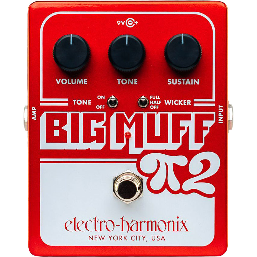 Electro-Harmonix Big Muff Pi 2 with Tone Wicker Fuzz Pedal