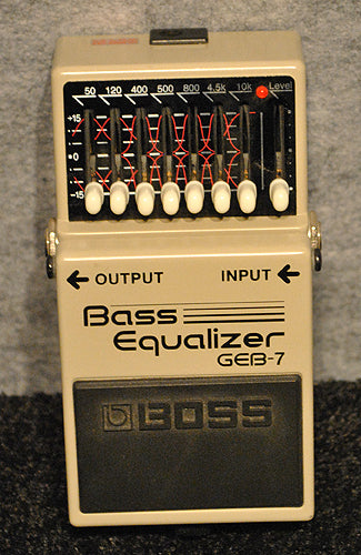 Boss GEB-7 Bass Equalizer Effects Pedal GEB7USED