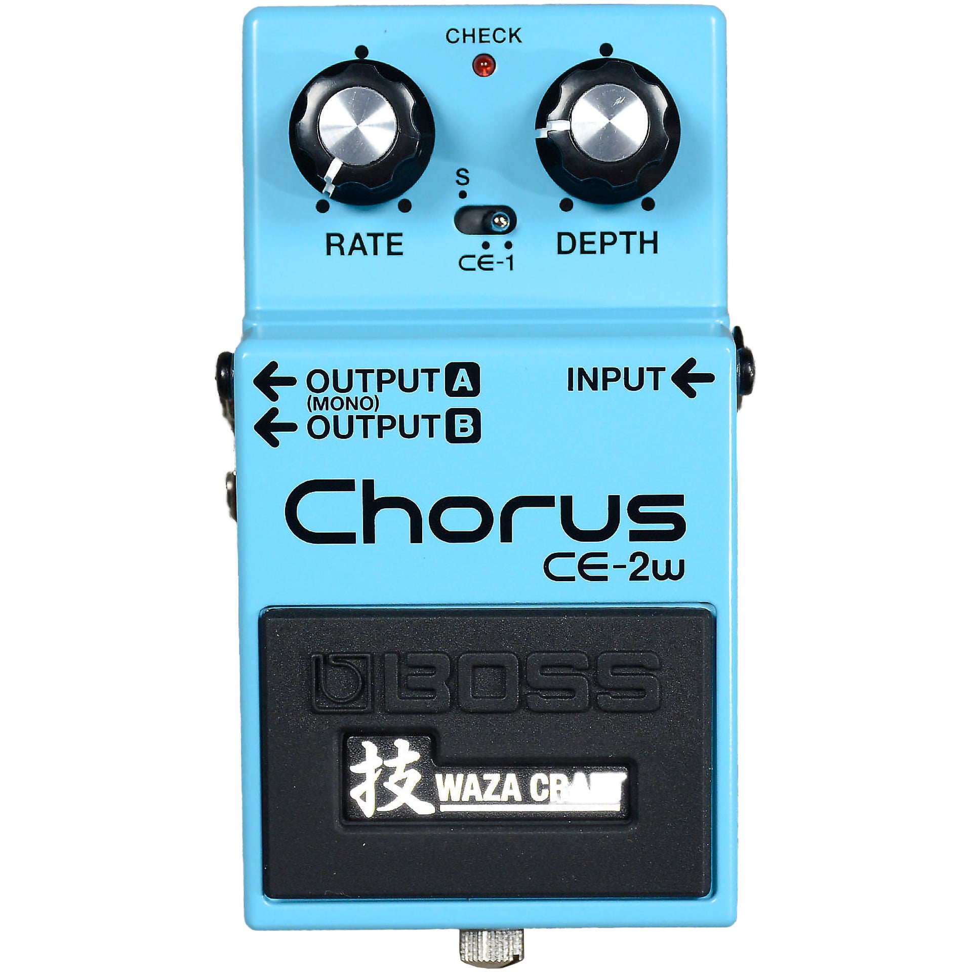 first chorus pedal Boss CE-2W Waza Craft Special Edition Chorus Pedal