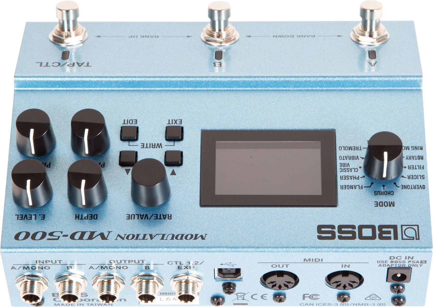 multi effect modulation pedal Boss MD-500 Modulation Pedal