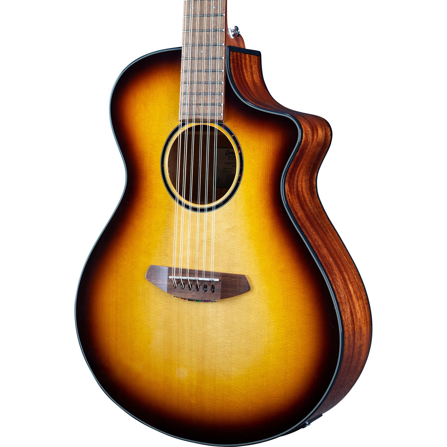 Breedlove Discovery S Concert Edgeburst 12-String CE Acoustic-Electric Guitar