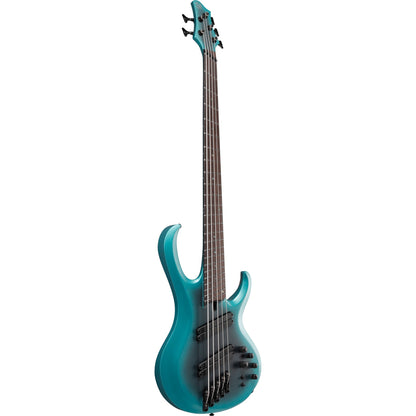 Ibanez BTB605MSCEM 5-String Electric Bass w/Case - Cerulean Aura Burst Matte