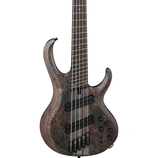 Ibanez BTB805MSTGF 5-String Electric Bass w/ Case - Transparent Gray Flat