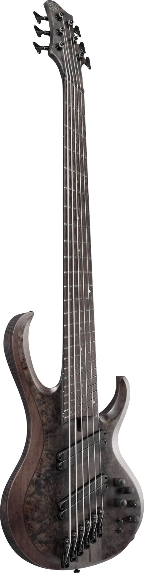 Ibanez BTB806MSTGF 6-String Electric Bass w/ Case - Transparent Gray Flat