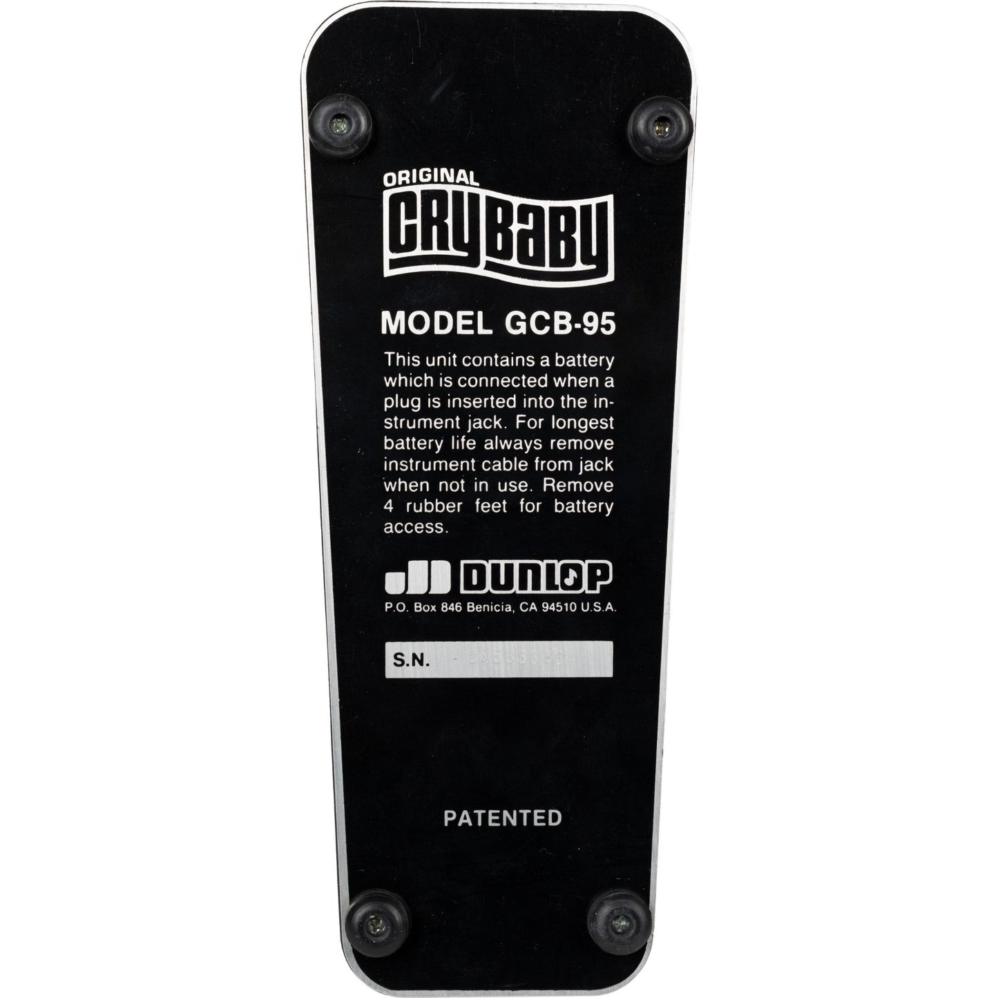 Dunlop GCB95 Crybaby Standard Wah Pedal