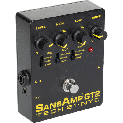Tech 21 SansAmp GT2 Tube Amp Emulator Pedal