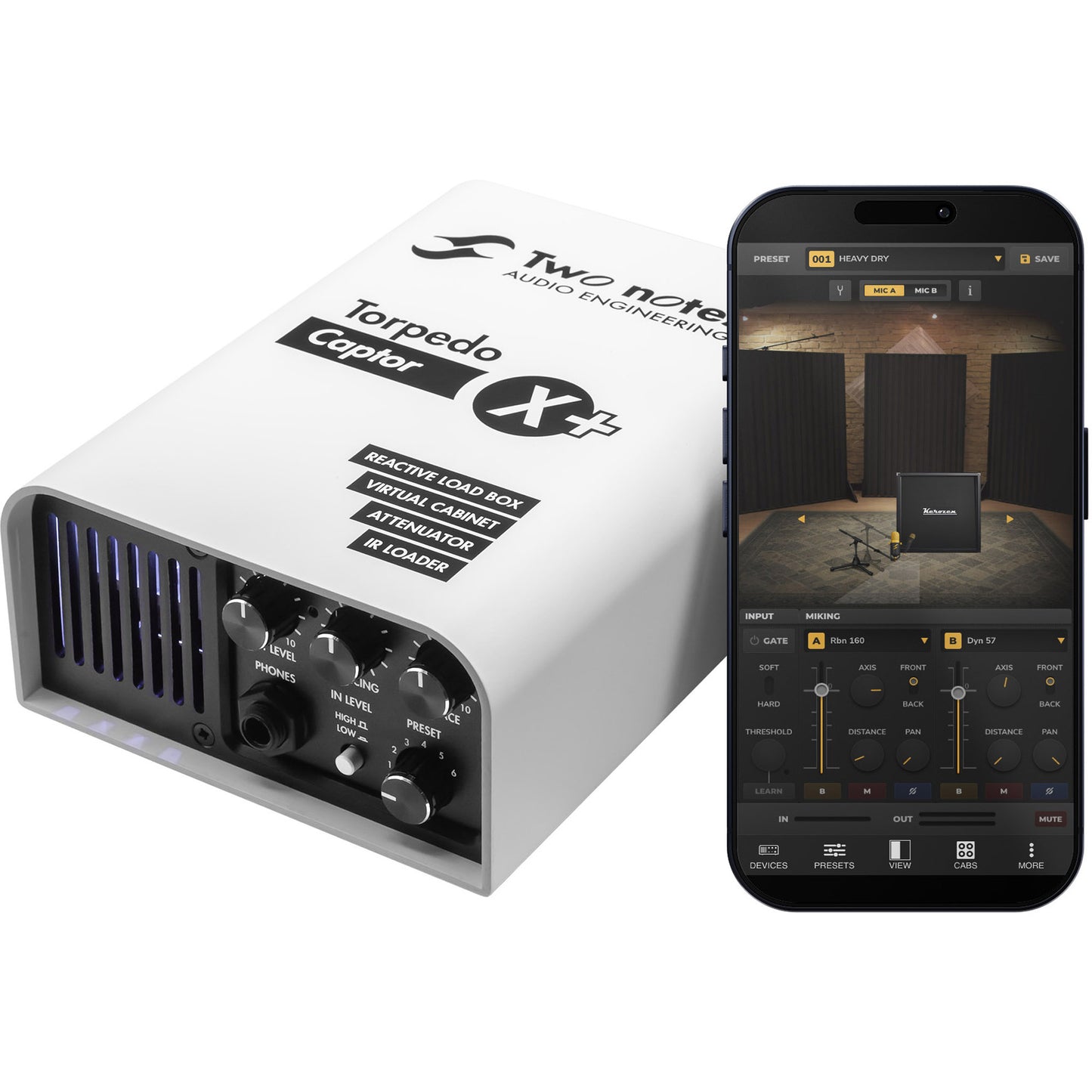 Two Notes Engineering Torpedo Captor X+ 8 Ohm Compact Reactive Load Box