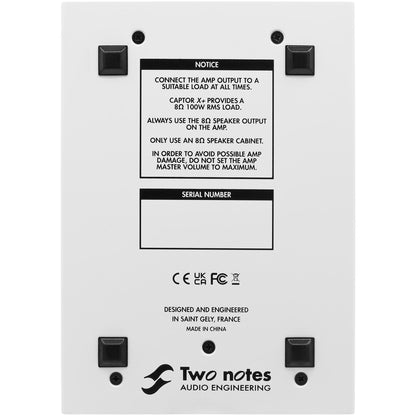 Two Notes Engineering Torpedo Captor X+ 8 Ohm Compact Reactive Load Box