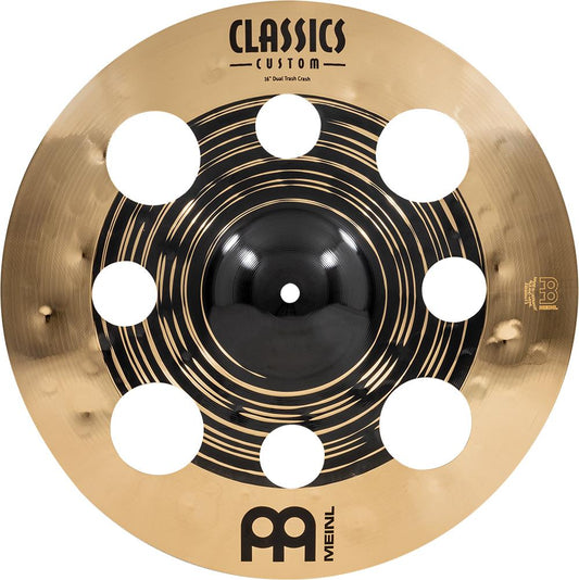 Meinl 16” Classic Custom Dual Trash Crash Cymbal
