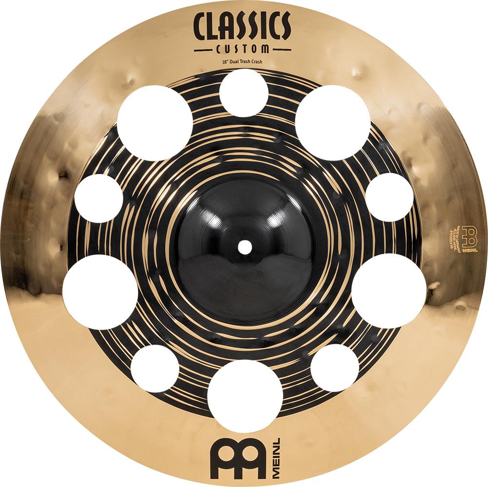 Meinl 18” Classic Custom Dual Trash Can Cymbal