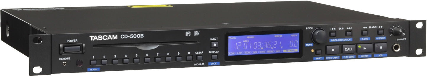 Tascam CD-500B CD Player With Balanced Output