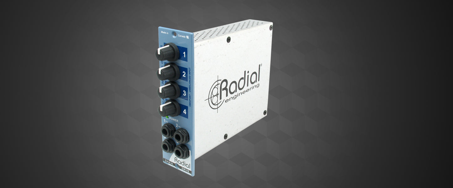 Radial ChainDrive 1x4 Distribution Amp 500 Series Module