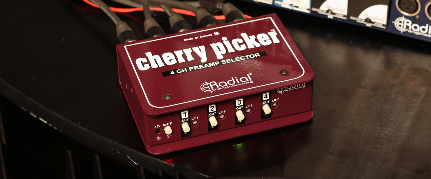 Radial Cherry Picker Passive Studio Preamp Selector