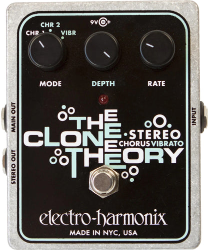 Electro Harmonix Stereo Clone Theory Analog Chorus Vibrato Pedal