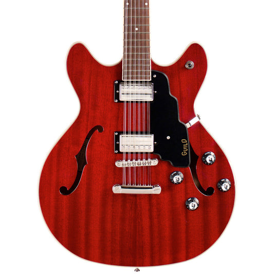 Guild Starfire 1 12 String Electric Guitar in Gloss Cherry