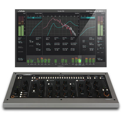 Softube Console 1 MKII Hardware and Software Mixer with Integrated UAD Control