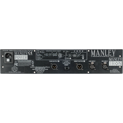 Manley Labs CORE Channel Strip with Microphone and Preamp ELOP Compressor