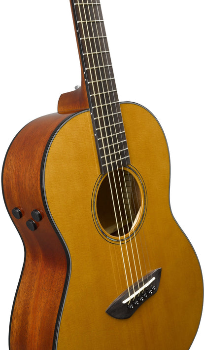 Yamaha CSF-TA CSF TransAcoustic Parlor Size Guitar