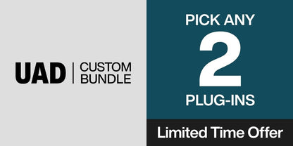 Universal Audio Plug-in Package With Your Selection of 2 UAD Plug-Ins