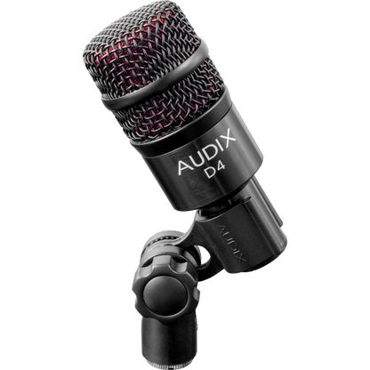 Audix D4 Hyper-Cardioid Dynamic Instrument Microphone