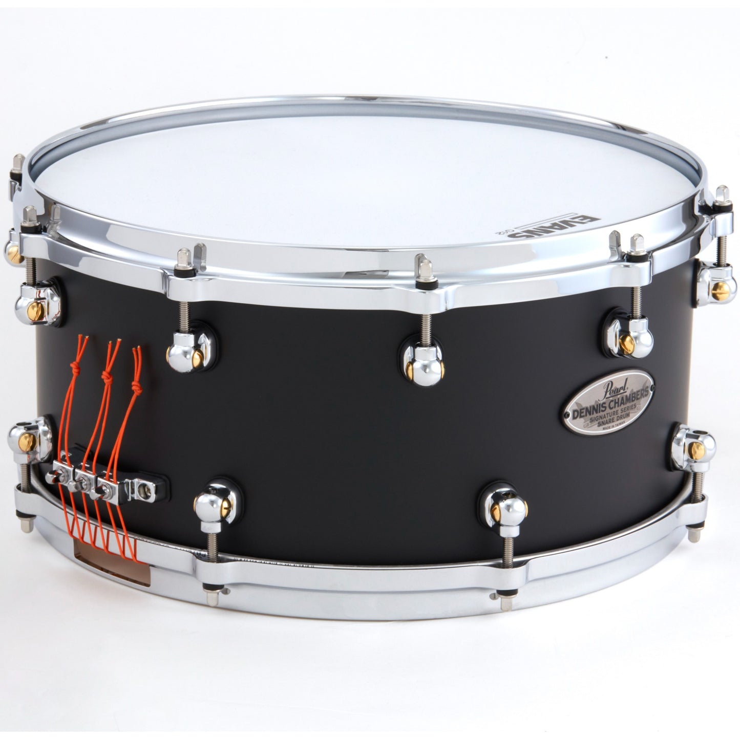 Pearl DC1465S/C119 Dennis Chambers Signature 6.5x14 Snare Drum - Matte Black