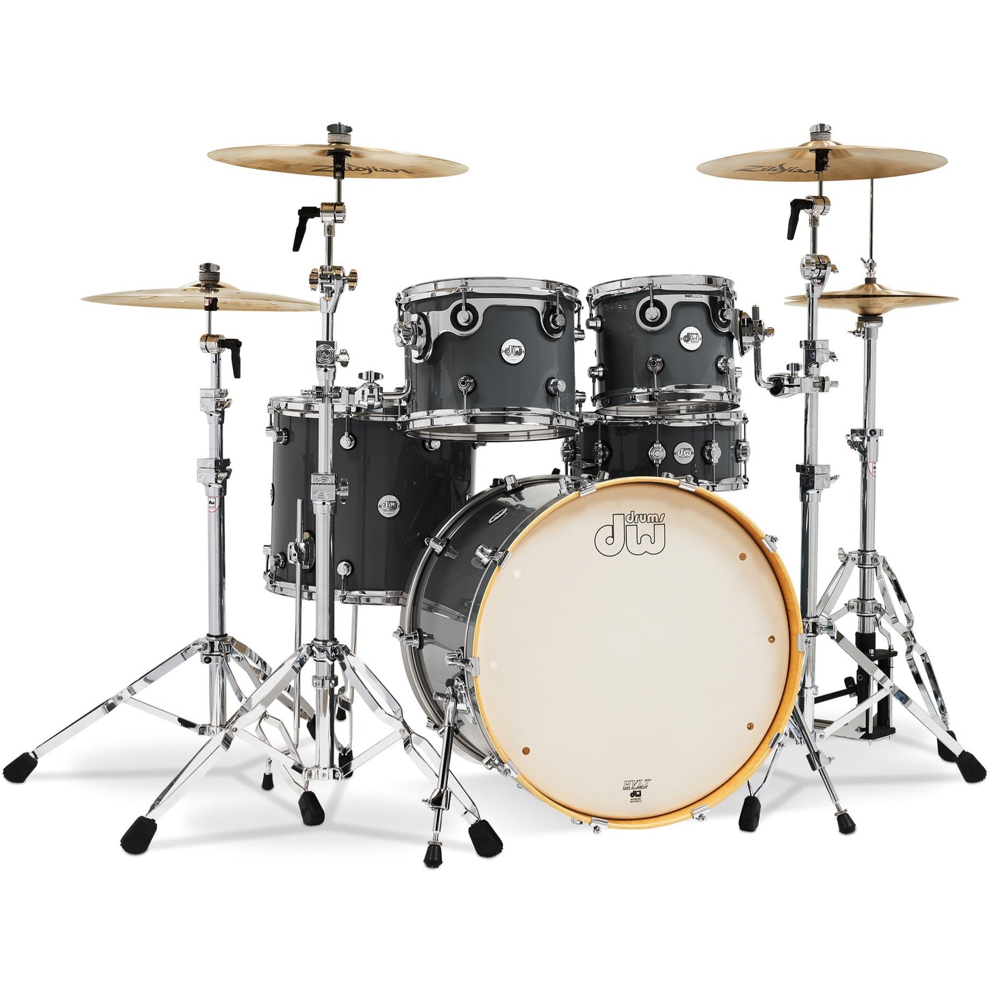 Drum Workshop Design Series 4-Piece Drum Kit - Steel Grey