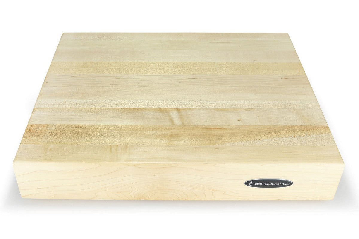 Turntable Block IsoAcoustics 1815M2 Maple Delos Turntable Isolation Butcher Block Seri ...