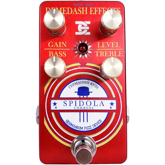 Demedash Effects Spidola Germanium Fuzz Pedal