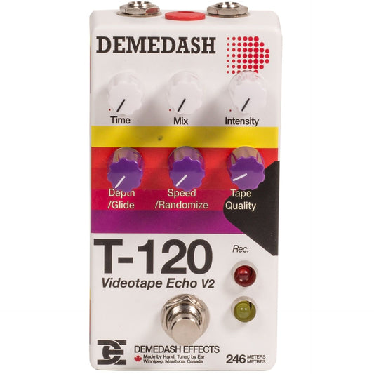 Demedash Effects T-120 Videotape Echo V2 Pedal
