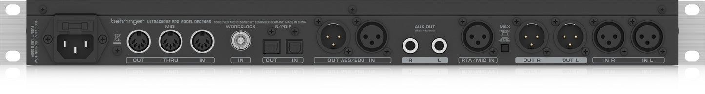Behringer DEQ2496 Ultracurve Pro Mastering Processor