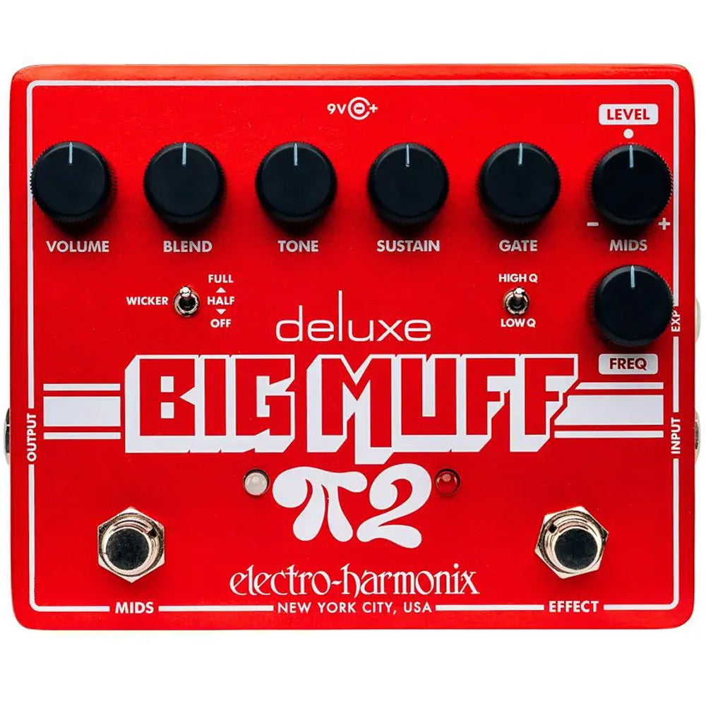 Electro Harmonix Deluxe Big Muff 2 Maxed Out Fuzz Pedal