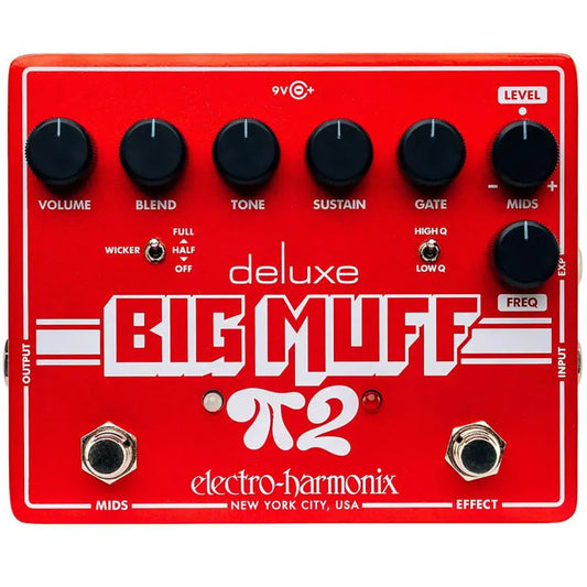 Electro Harmonix Deluxe Big Muff 2 Maxed Out Fuzz Pedal