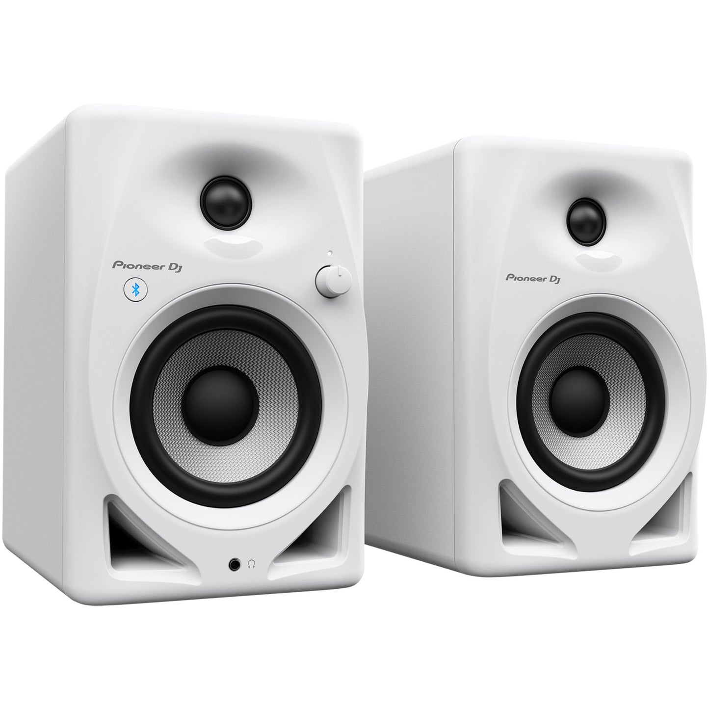 Pioneer DJ DM-40D-BT-W 4” Desktop Active Monitor Speaker with Bluetooth - White