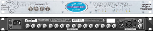 Drawmer D-Clock DMS-2 Word Clock Measurement & Distribution Amplifier