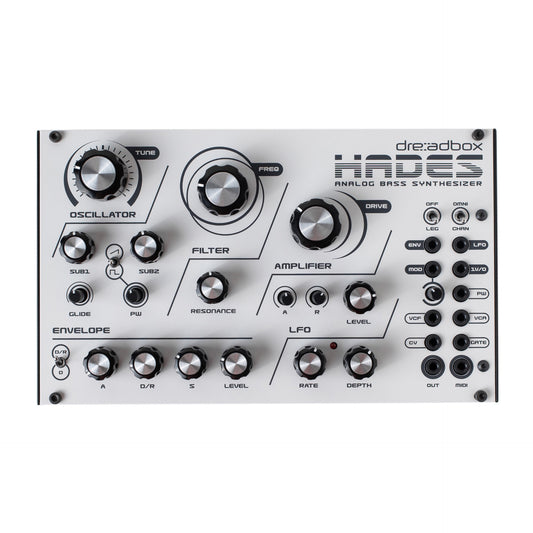 Dreadbox Hades Monophonic USB Powered Analog Bass Synthesizer