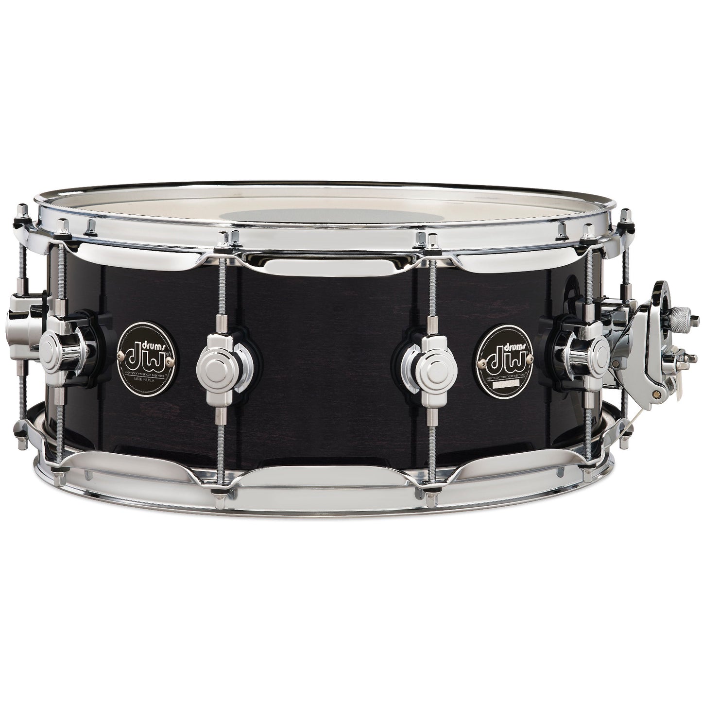 Drum Workshop Performance Series 6.5x14 Snare Drum - Ebony Stain Lacquer