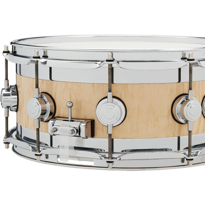 Drum Workshop Collectors Series Top Edge 6x14 Snare Drum - Satin Natural