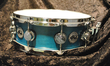 Drum Workshop 5X14 Snare Drum in Blue Azure Finish