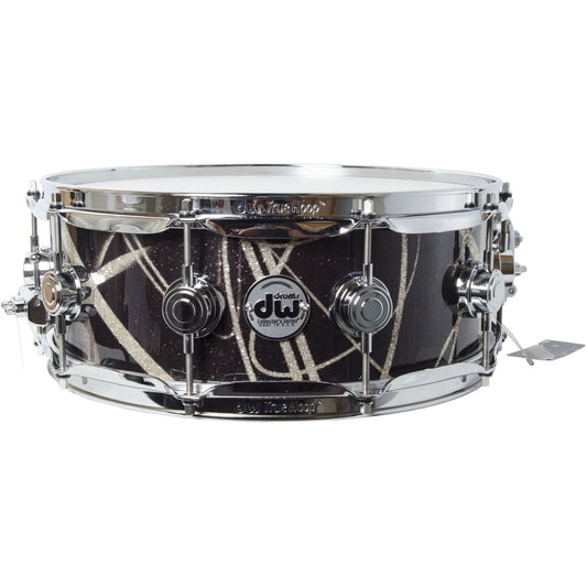 Drum Workshop Collectors SSC 5x14 Snare Drum in Smoke Glass Contrail Finish